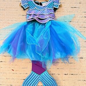 Adorable Girls Mermaid Costume- Size 4T- Never Worn